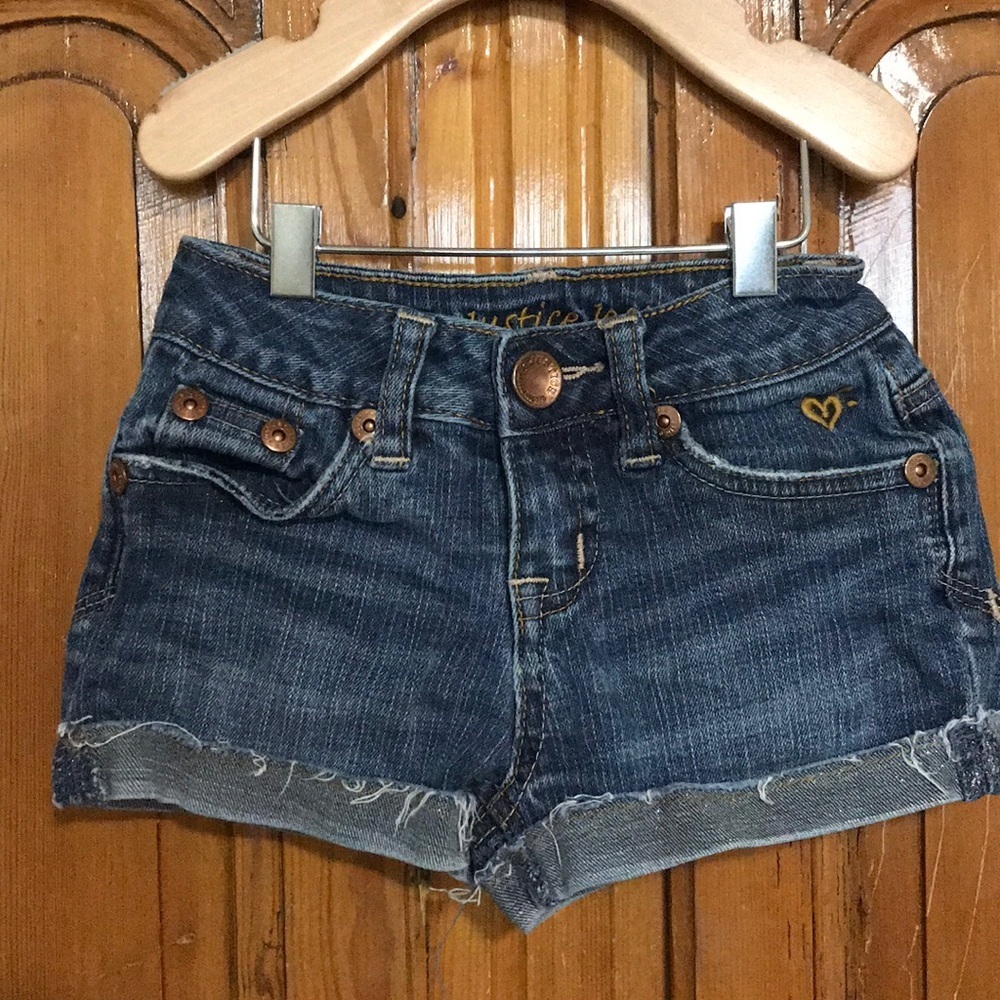 3/$20 Justice Shorts with Sparkle Cuff